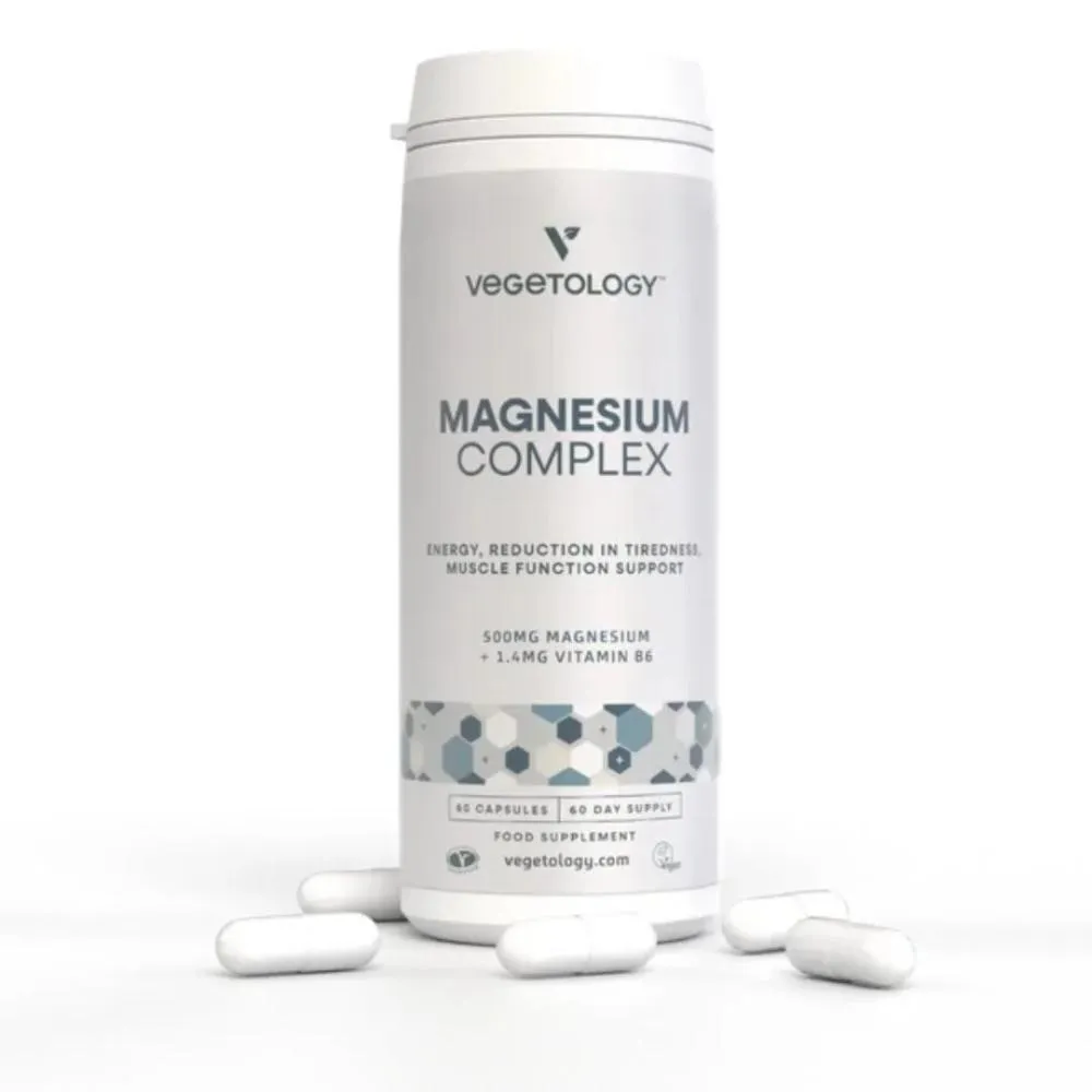 Vegetology Magnesium-Komplex Vitamin B6, 60 Kapseln