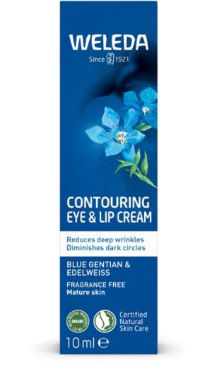 Weleda Straffende Creme für Augen- und Lippenkonturen Blauer Enzian und Alpenstiefmütterchen