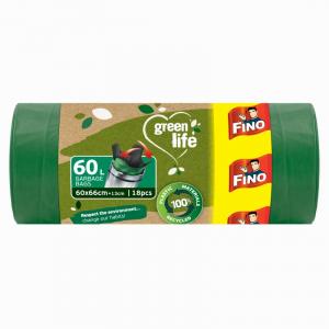 Müllsäcke Green Life Easy pack 27 μm - 60 l (18 Stück)