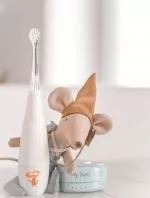 Jack n Jill Kinder-Schallzahnbürste Tickle Tooth - mit Ersatzkopf, auch für die Kleinsten