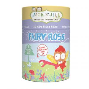 Zahnseide für Kinder Fairy Floss (30 Stück) - mit giraffenförmigem Griff