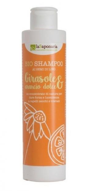 Shampoo mit Sonnenblumen und süßen Orangen BIO (200 ml)