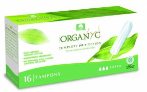 Super Tampons (16 Stück) - 100% Bio-Baumwolle, 3 Tropfen