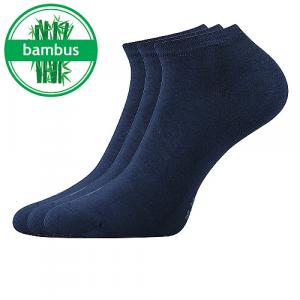 Bambus niedrige Socken dunkelblau