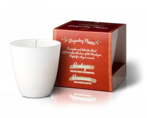 Duftkerze im Glas (130 g) - Darjeeling Blume