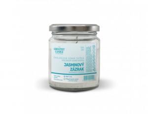 The Greatest Candle Zero-Waste Kerze im Glas (120 g) - Jasminwunder - hält etwa 30 Stunden