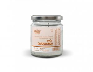 The Greatest Candle Zero-Waste Kerze im Glas (120 g) - Darjeeling Blume - hält etwa 30 Stunden