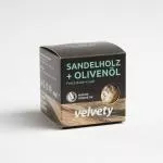 Velvety Olivenöl-Badebombe - Sandelholz & Salbei (50 g)