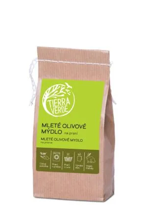 Tierra Verde Gemahlene Olivenwaschseife (200 g) - auch für feinste Wäsche