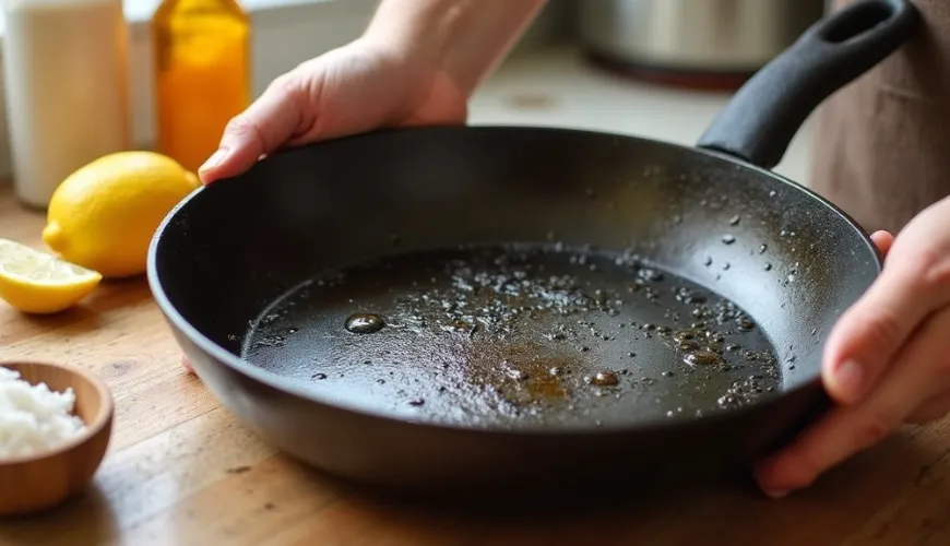 Wichtige Tipps, wie man eine Pfanne von außen ohne Chemie reinigt