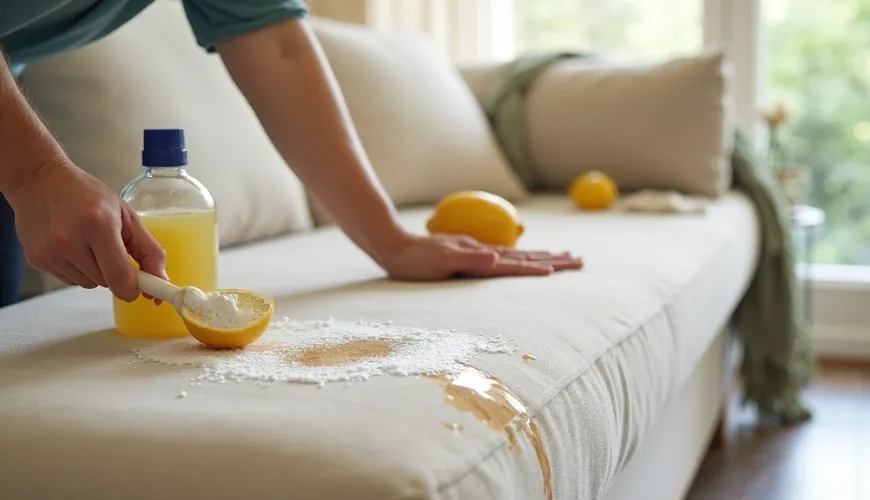 Wie man Flecken auf einem Sofa reinigt und ihm seine frühere Schönheit zurückgibt