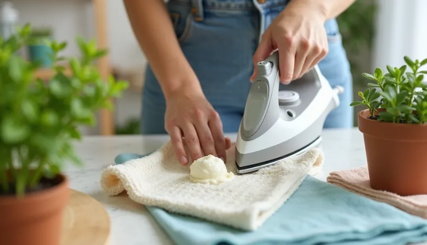 Wie man ein Bügeleisen mit Hausmitteln von Verbrennungen reinigt