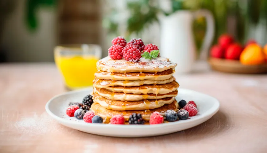 Probieren Sie das Rezept für Pfannkuchen ohne Milch aus