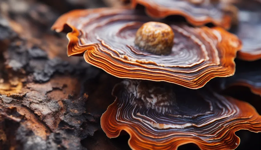 Reishi unterstützt die Entgiftung des Körpers und verbessert den Blutdruck.